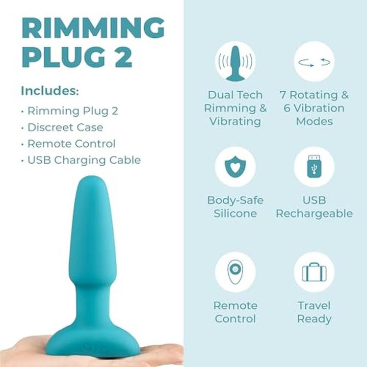 Produktbild Shots Rimming Remote Control Plug Teal