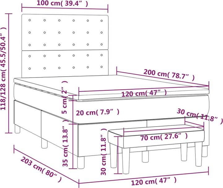 Immagine prodotto VidaXL Tiziana (120 x 200 cm, 120 x 200 cm)