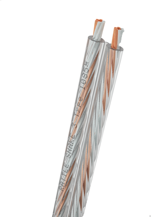 Actual product image Oehlbach D1C353 Loudspeaker cable 2 x 3 mm² Transparent 1 pc. (10 m, 3 mm²)