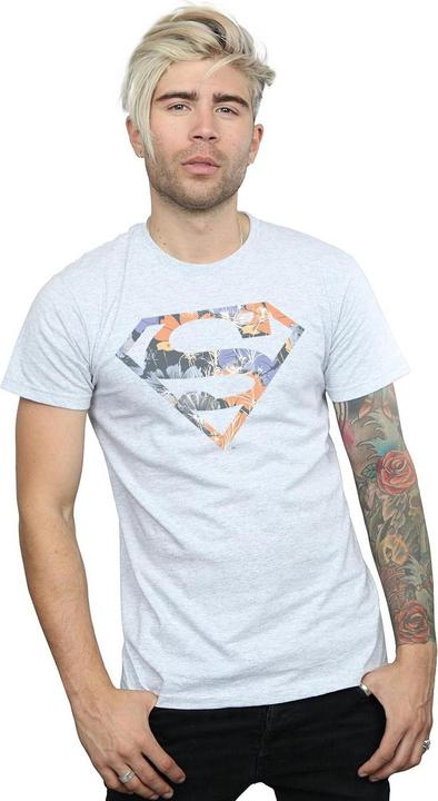 Immagine prodotto Superman Floral Logo 2 Maglietta Uomo (L)