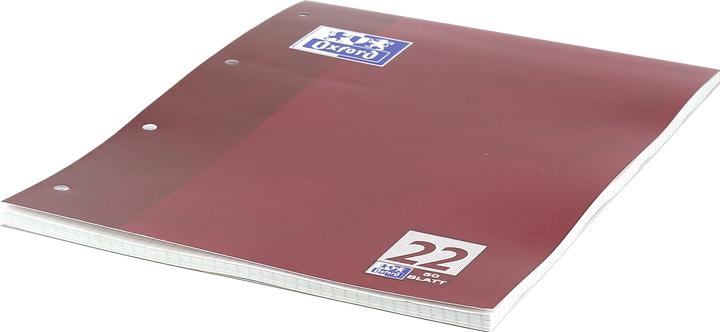 Produktbild Oxford Schulblock A4 100050348, 90g Blatt (A4, Kariert, Harter Einband)