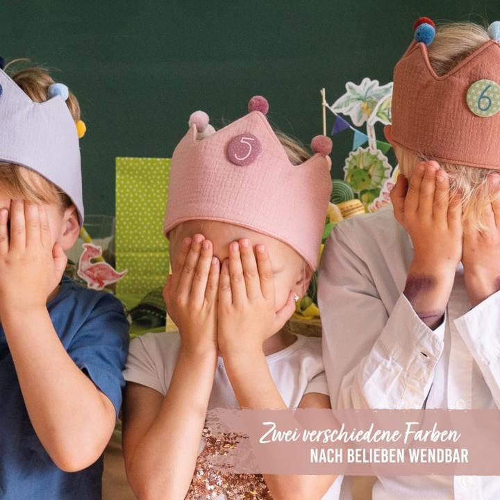 Actual product image Papierdrachen Birthday crown
