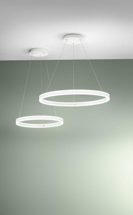 Immagine prodotto Fabas Luce Lampada a sospensione LED Palau Ø600mm 60W Bianco caldo Bianco dimmerabile (6000 lm)