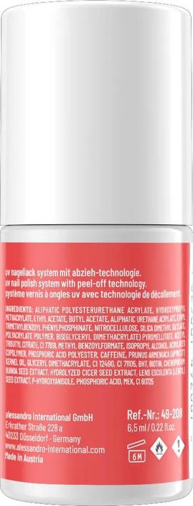 Produktbild Alessandro International Striplac UV Colour Coral Desire 6.5 ml (208 Coral Desire, UV-Gel Lack)