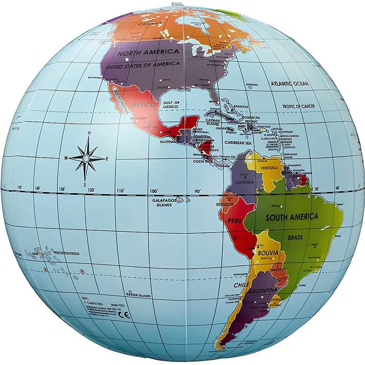 Image du produit Brainstorm opblaasbare mega globe 50cm