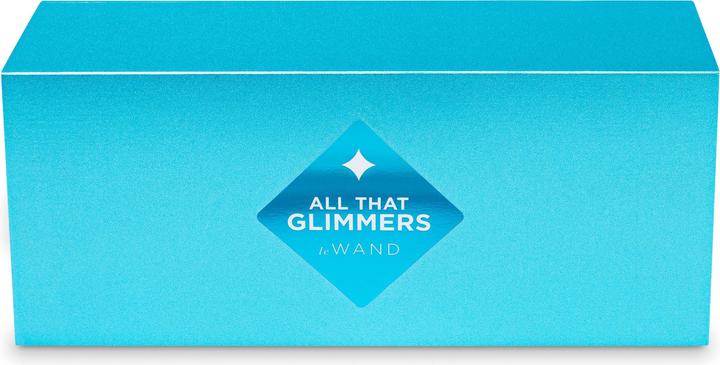 Actual product image Le Wand Petite All That Glimmers Rechargeable Vibrating Massager Blue