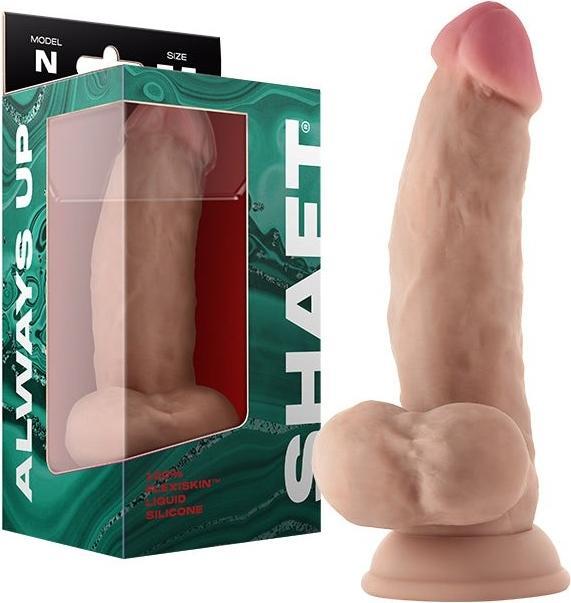 Produktbild Shaft Model N Anatomical Side Curve Flexiskin Double Layered Realistic Dildo Vibrator - Extremely So