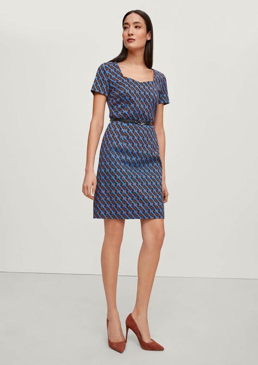 Produktbild Comma Kleid Kleid mit Carrée-Ausschnitt (36)