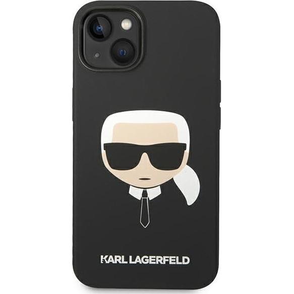 Thumbnail - Karl Lagerfeld KLHMP14SSLKHBK iPhone 14 6.1 "hardcase black / black Silicone Karl's Head Magsaf (Apple iPhone 14), Smart...