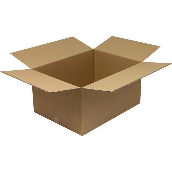 Transpak, Cartone + Scatola di spedizione, Cartone pieghevole a 2 pareti dimensioni 800x600x400mm qualità 2.5BC marrone marrone (10x)