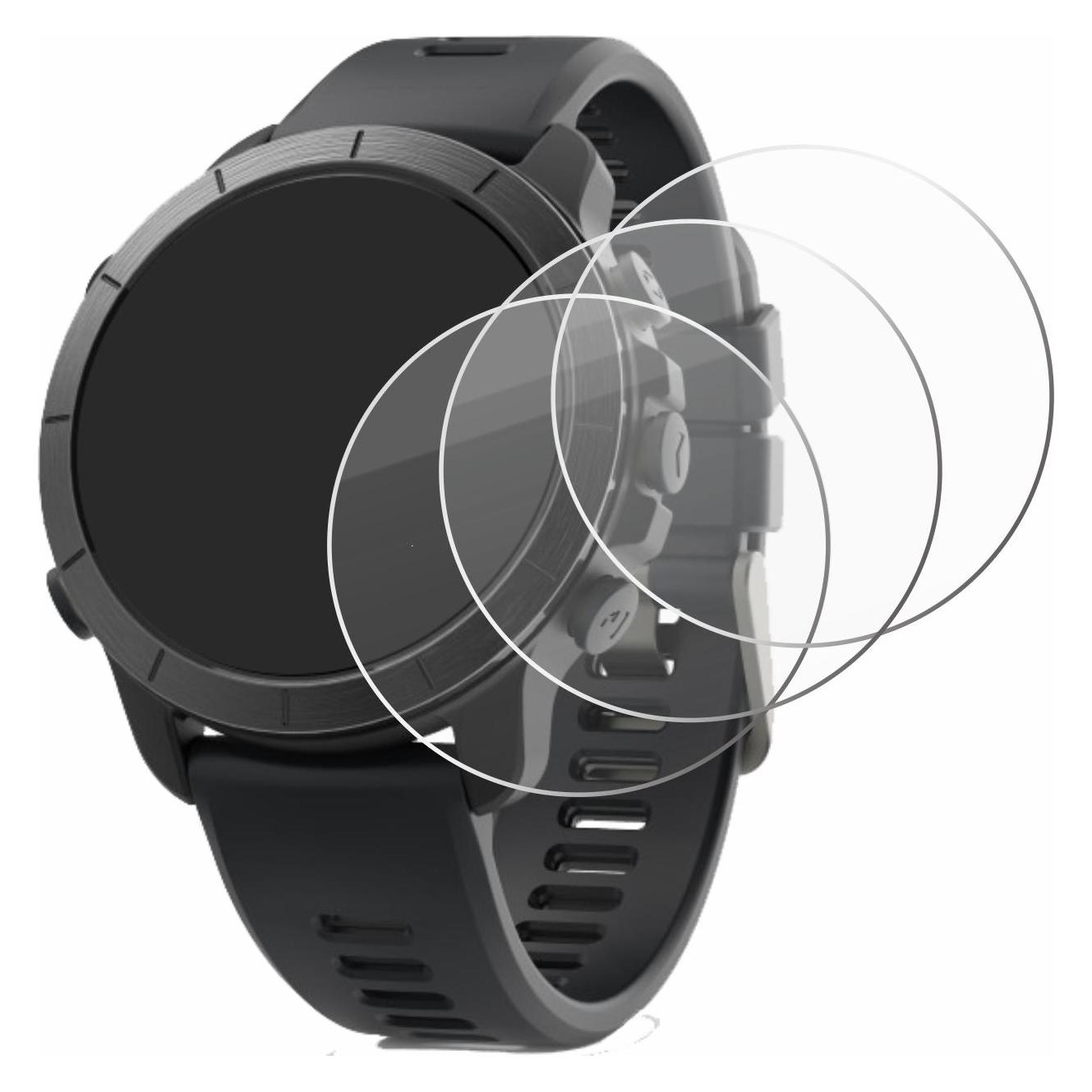 3x Pellicola Vetro Temperato Per Wahoo Elemnt Rival Protezione