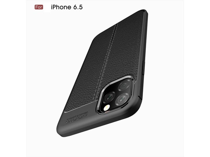 Actual product image Screenguard Apple iPhone 11 Pro Max Case Leather Design TPU Cover (Apple iPhone 11 Pro Max)