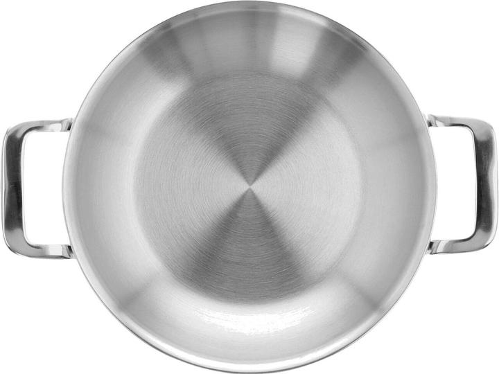 Actual product image Demeyere Multifunction frying pan 2 handles rim closed (20 cm, Frying pan, Stainless steel)