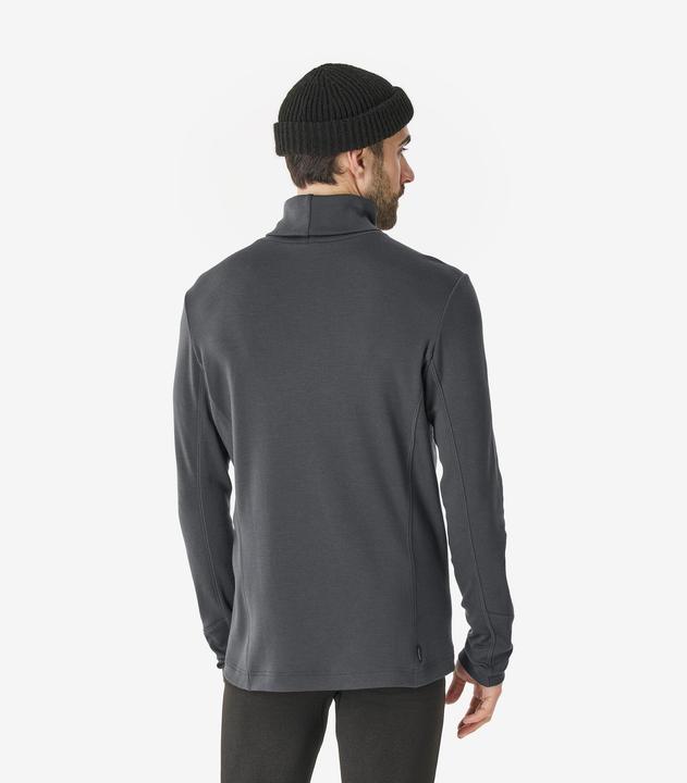 Actual product image Wedze Skiunterhemd Herren warm Rollkragen Merinowolle - BL500 Woolneck schwarz (S)