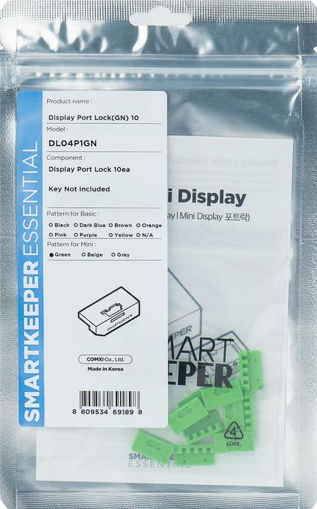 Produktbild Smart Keeper Mini Display Port Blocker grün 10 Stk.
