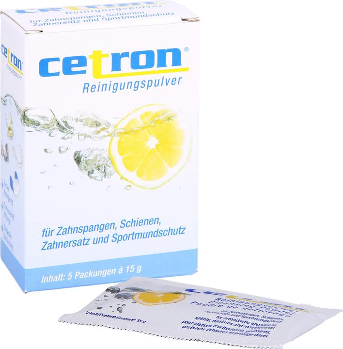 Immagine prodotto Scheu-Dental polvere detergente cetron per apparecchi ortodontici, stecche, dentiere e paradenti sportivi, 5