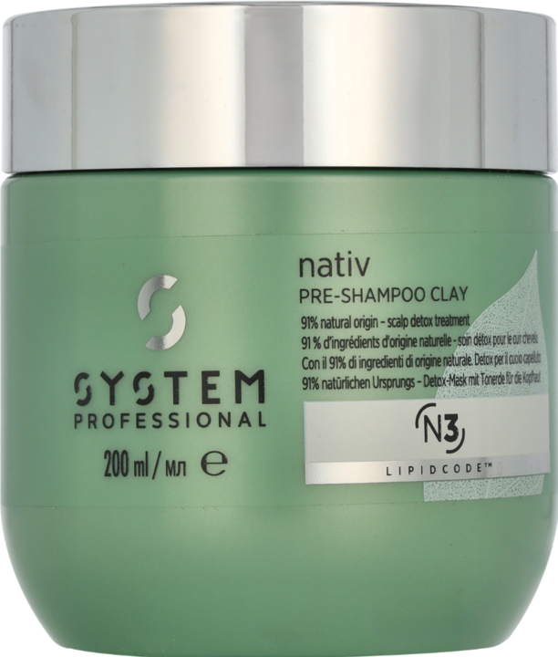 Produktbild System Professional Nativ - Pre-Shampoo Clay (200 ml, Flüssiges Shampoo)