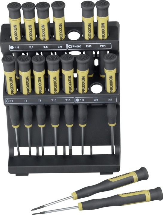Produktbild Proxxon MICRO-Driver (Schlitzschrauben, Torx (TX), 6-Lobe (Hexalobe), Phillipps-Kreuzschlitz (PH))