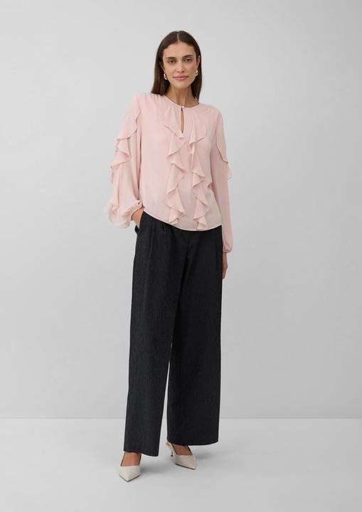 Immagine prodotto s.Oliver Bluse Leichte Volant-Bluse mit Viskose-Futter (46)