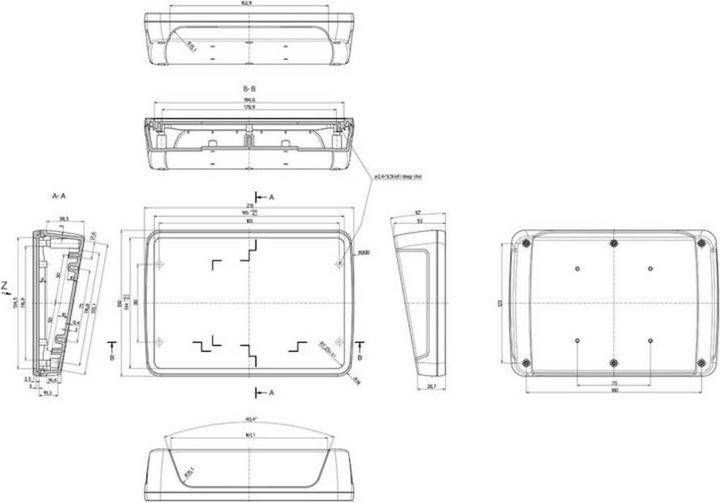 Actual product image Bopla Console housing series Bopad (Housing)