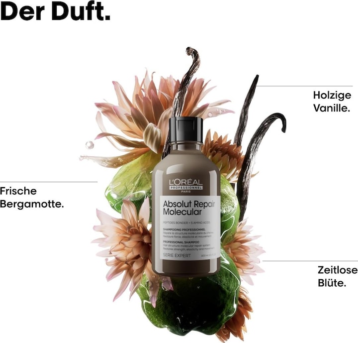 Image du produit L'Oréal Professionnel Absolut Repair Moléculaire (300 ml, Shampoing liquide)