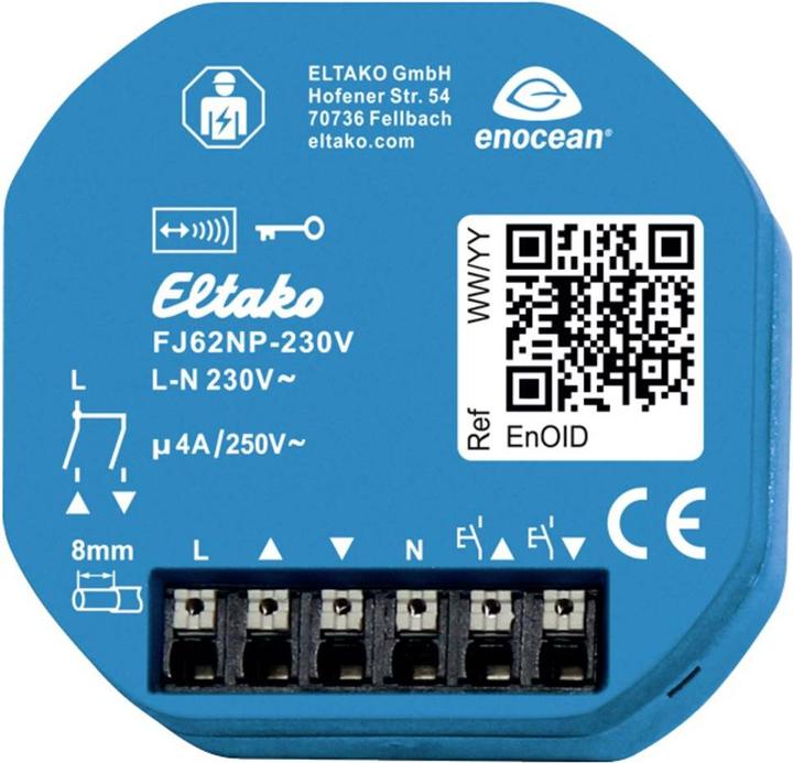 Actual product image Eltako Radio shutter actuator FJ62NP-230V (Shutter actuator)