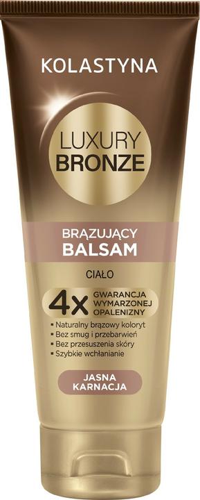 Kolastyna Luxury Bronze Bronzing Body Lotion für helle Haut 200ml (Selbstbräunungsschaum, 200 ml)