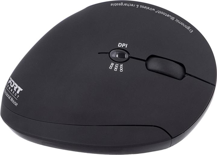 Produktbild Port Designs Mouse Ergonomic Rechargeable Bluetooth Right Handed (Kabellos)