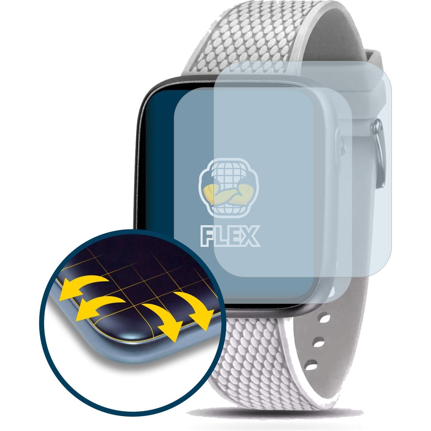 Thumbnail - BROTECT Full-Cover Displayschutz, Smartwatch Schutzfolie, Transparent