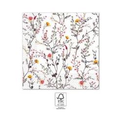 Procos, Tovaglioli, Modern Branches, Bunte Serviette 20 Stk., 33x33 cm (20 pz., 33 x 33 cm)