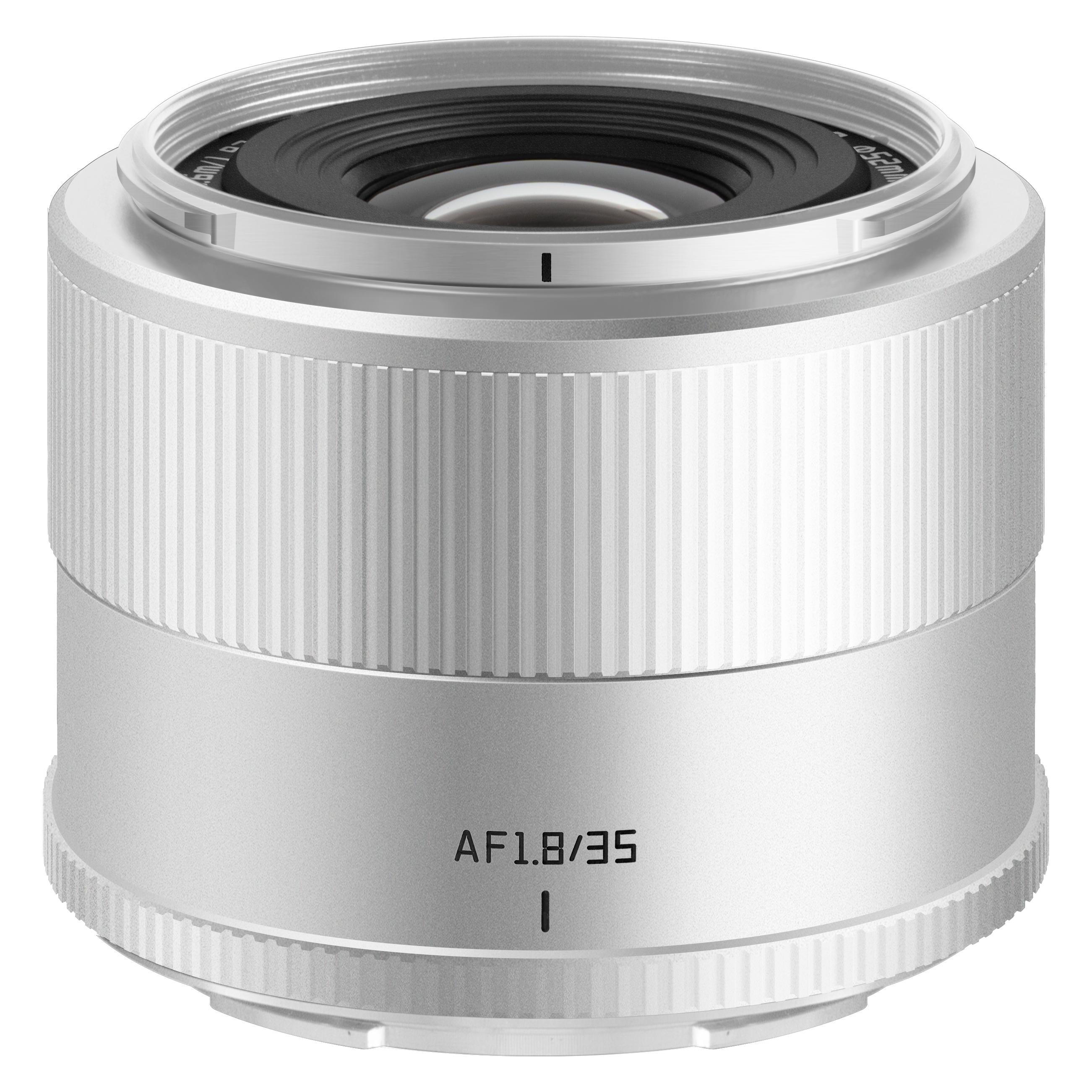 TTArtisan Aps-C Af 35mm F/1.8 Mark Ii Argento (Nikon Z, Aps-C / Dx), Objektiv, Silber