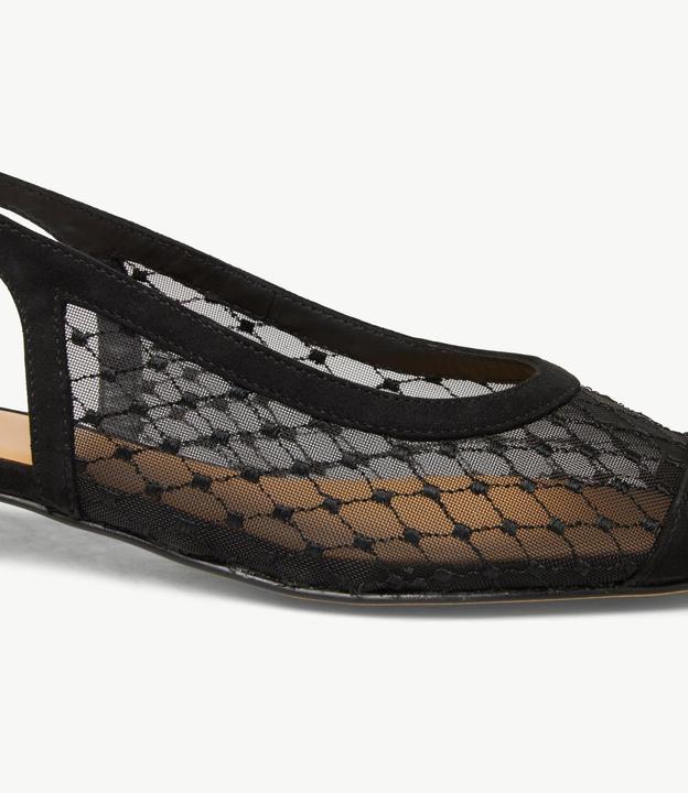 Immagine prodotto Comma Pantoletten Slingback-Ballerinas aus Veloursleder und Mesh (39)