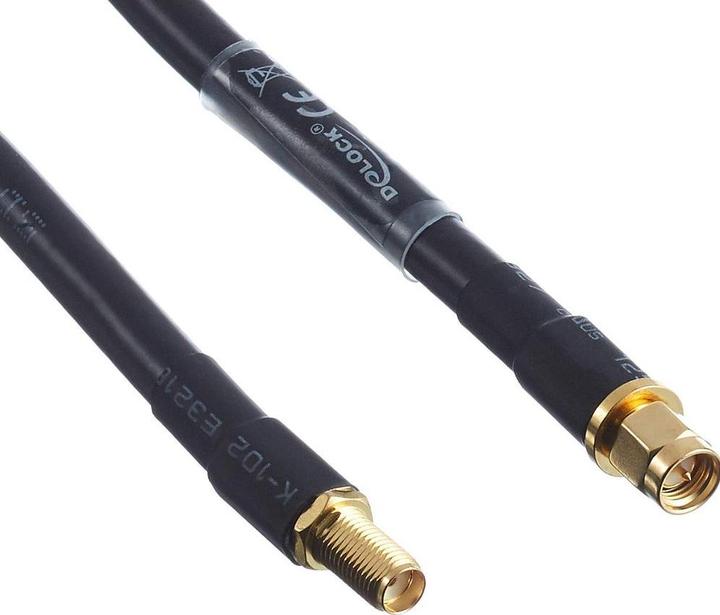 Produktbild Delock Antennenkabel LTE/5G, LMR/CFD300 SMA zu SMA, 2 m