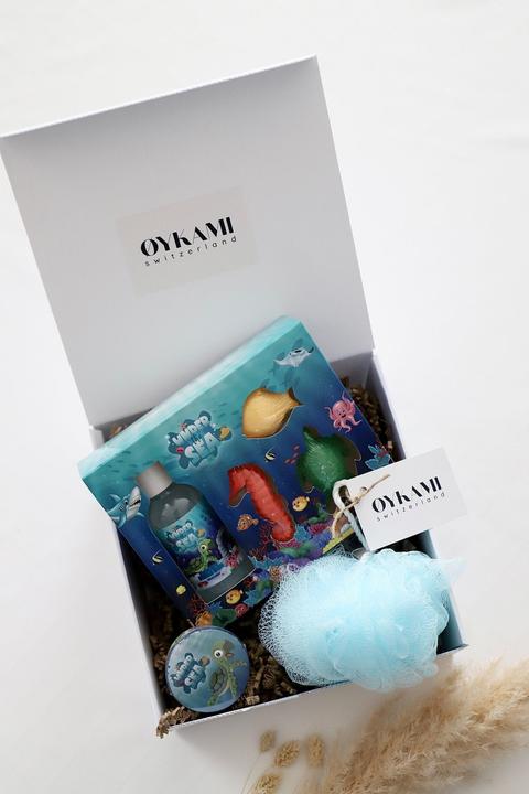 Immagine prodotto Oykami Geschenkbox Junge "under the Sea" mit Seepferdchen