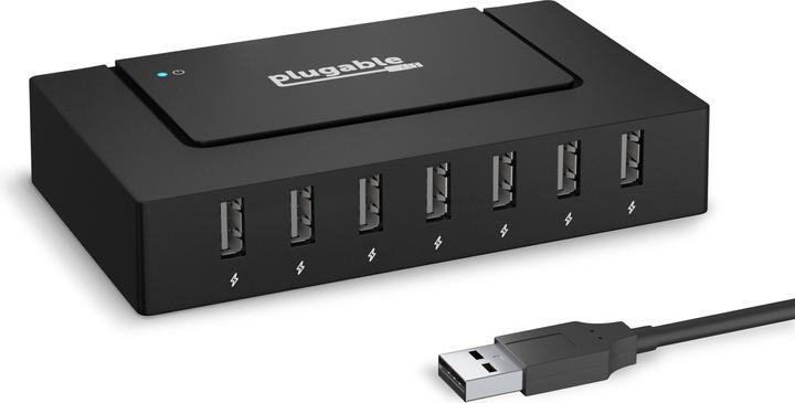 Produktbild Plugable USB 2.0 Hub 60W Power Adapter (7 Ports)