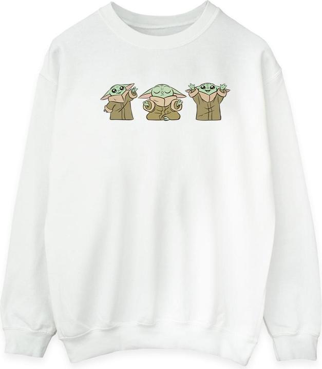 Immagine prodotto Star Wars The Mandalorian Grogu Poses Felpa Uomo (M)