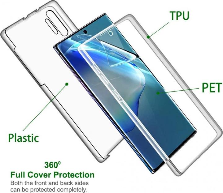 Immagine prodotto Screenguard Protezione schermo e corpo a 360° Samsung Galaxy Note10 Cover con pellicola (Samsung Galaxy Note 10)