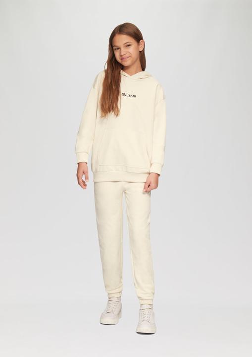 Actual product image S.Oliver Sweatshirt Unisex Kapuzen-Sweatshirt mit Känguru-Tasche und Frontprint (134, 140)