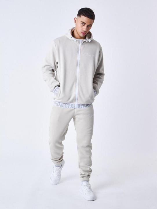 Actual product image Project X Paris hooded tracksuit with zip and logo elastic band (XL)