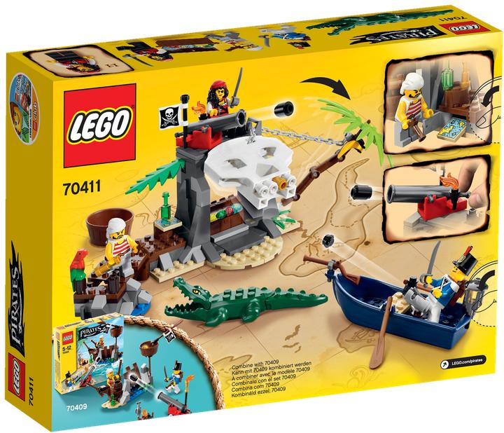 Actual product image LEGO Pirates Treasure Island (70411)