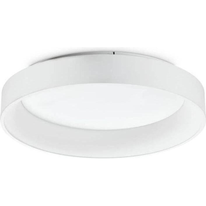 Ideal lux, Wandleuchte + Deckenleuchte, ZIGGY LED Deckenleuchte 42W ⌀595mm Weiss warmweiss 293790 (5500 lm)