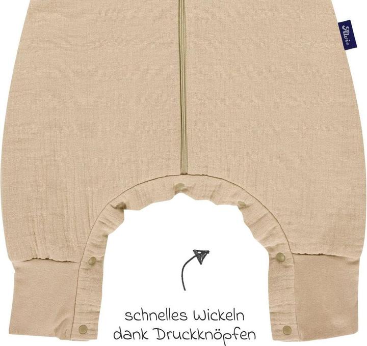 Actual product image Alvi Schlafsäcke Schlafsack mit Füssen Sleep-Overall 4 Season (80 cm, All-season)