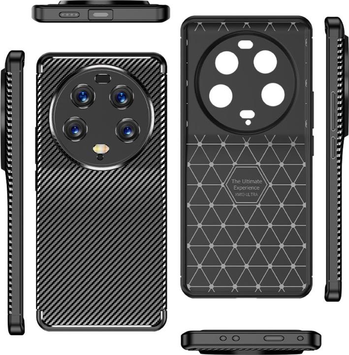 Produktbild Screenguard Xiaomi 13 Ultra Hülle Carbon Design TPU Case (Xiaomi 13 Ultra)