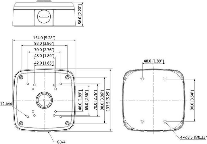 Nutritional values and ingredients Dahua technology UCHWYT KAMRY PFA121-Black-V2 (Housing)