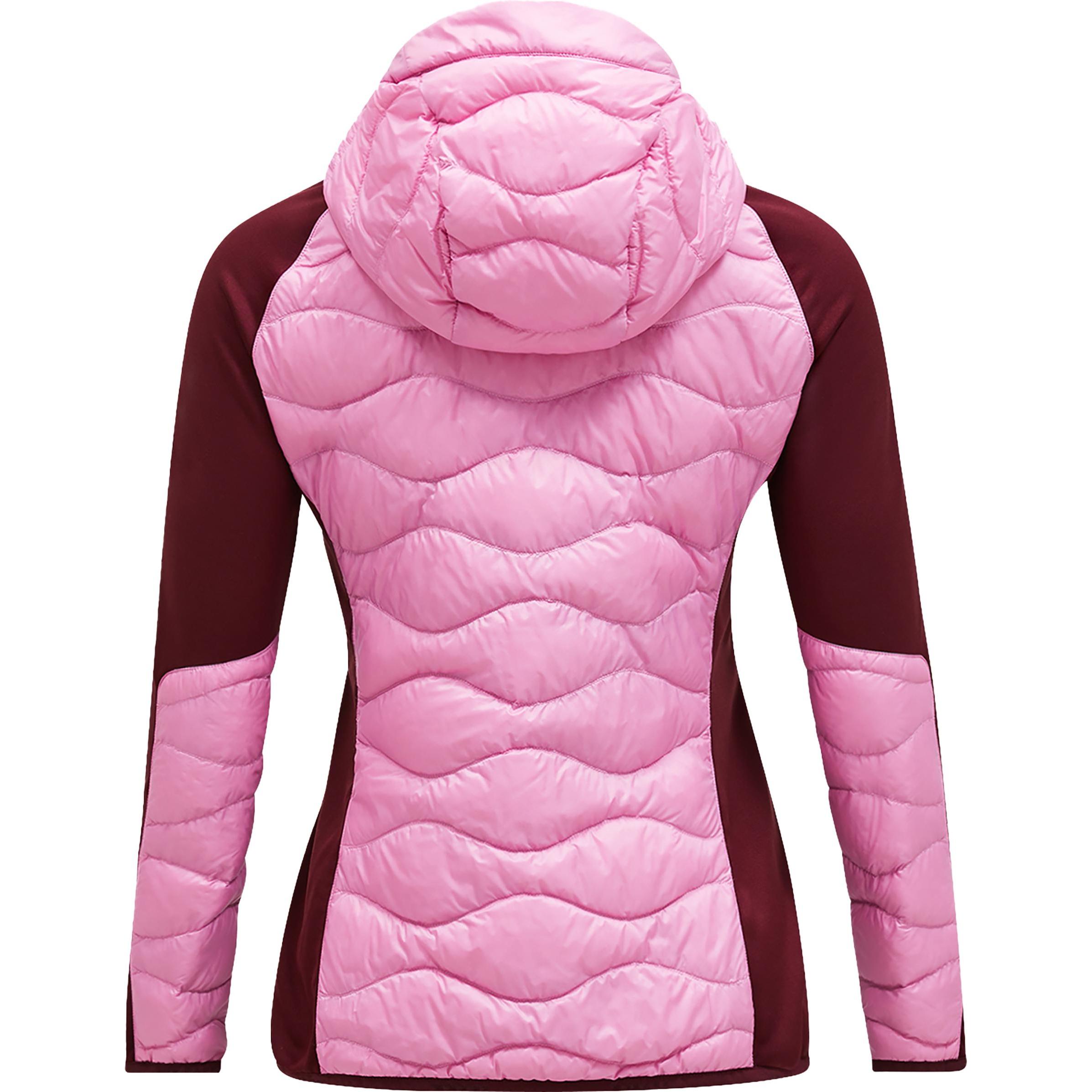Thumbnail - Peak Performance, Damen, Jacke, W Helium Down Hybrid Hood (M), Rosa, M