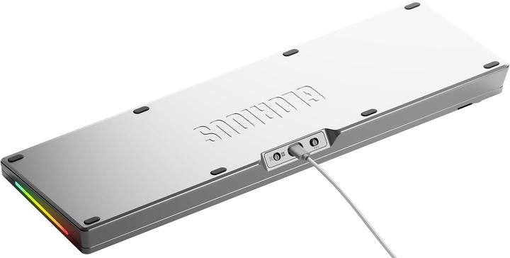 Produktbild Glorious GMMK 3 Pro 100 % Custom Gaming-Tastatur - Pre-Built, ANSI (US), Fox Switches, silber (US, Kabelgebunden)