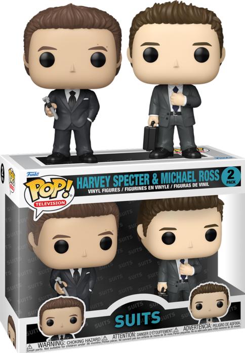 Image du produit Funko Suits POP! Vinyl Figuren 2er-Pack Harvey&Michael 9 cm