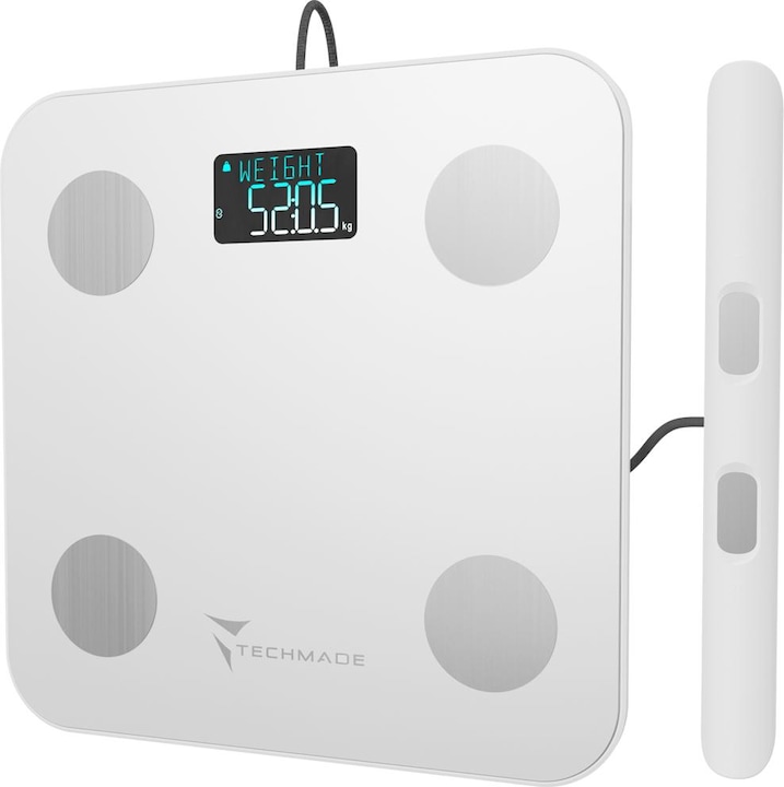 Produktbild Techmade Körperfett Körpergewichtswaage 180Kg