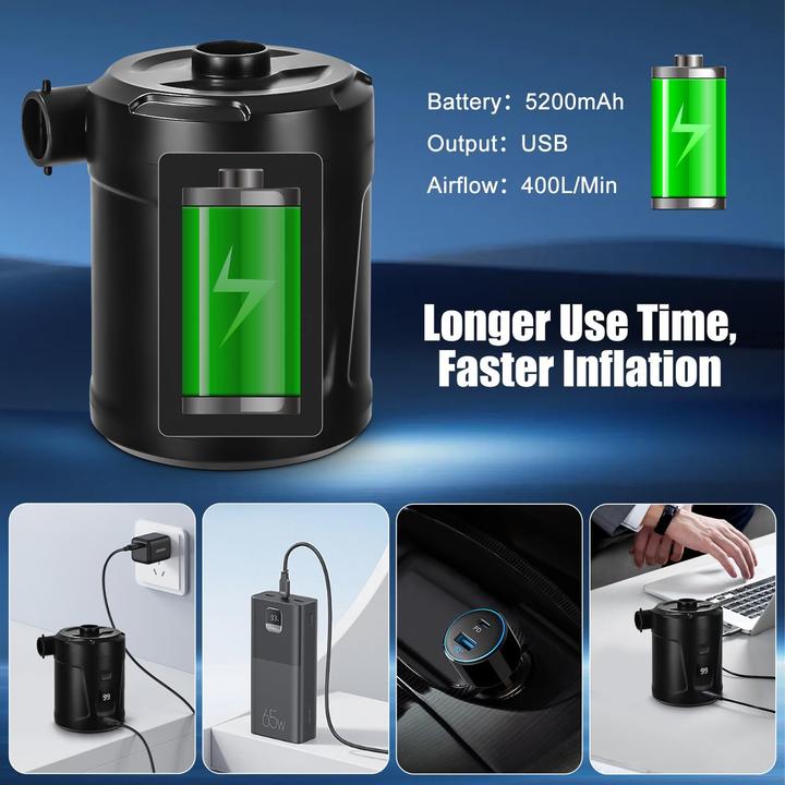 Actual product image Azyvum Air pump