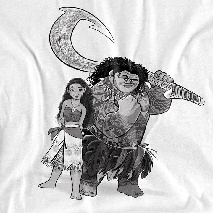 Immagine prodotto Moana Maglietta Maui Schizzo Adulto Unisex (XXL)